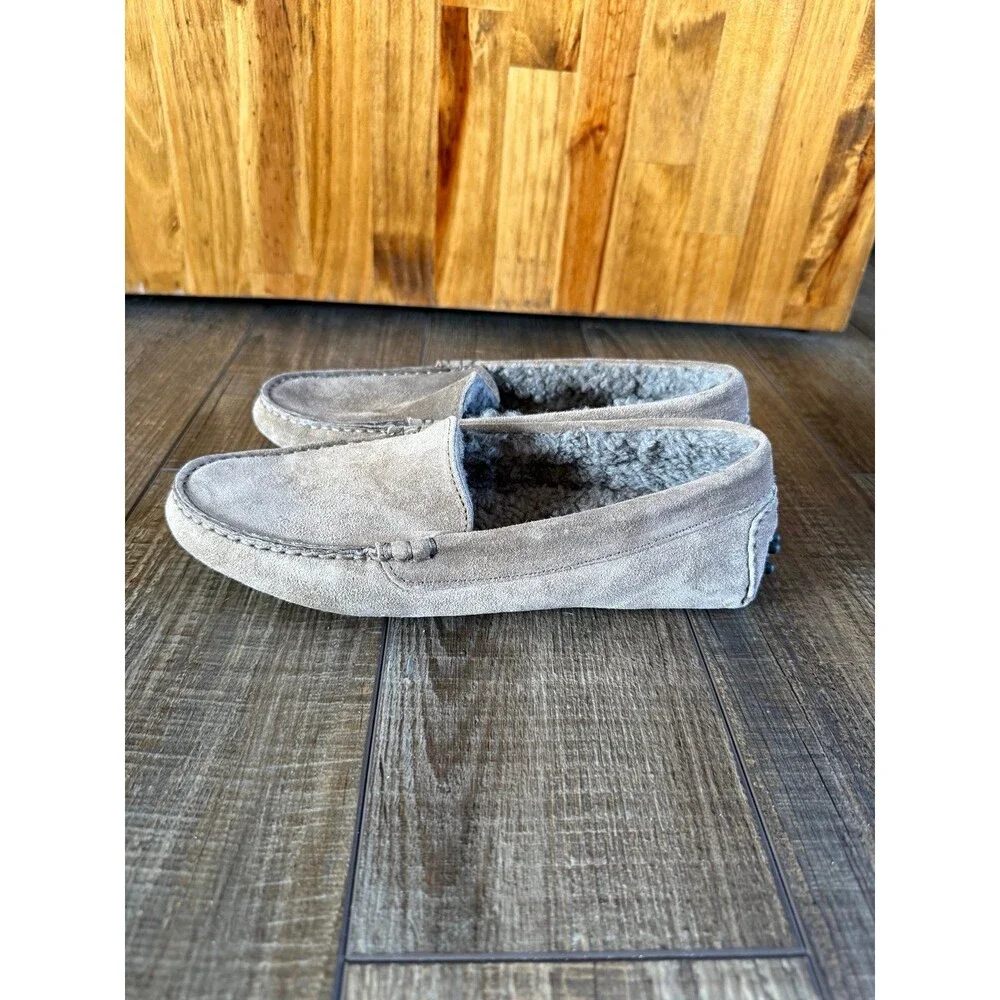 Women’s M.GEMI The Felize Shearling Moccasin Sz. 38 Mushroom